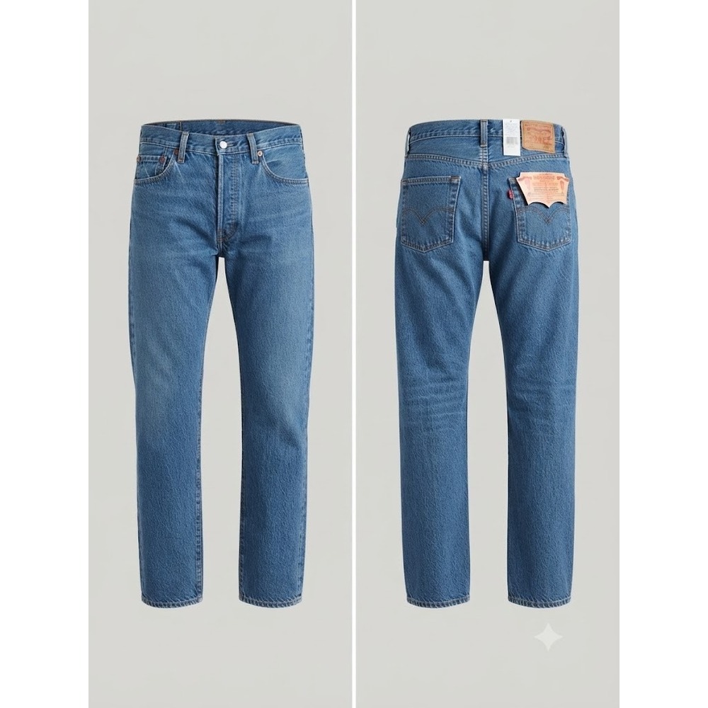 Levi's 501 Jeans Mens 31x34 NWT Y2K Button Fly Original Fit 100% Cotton